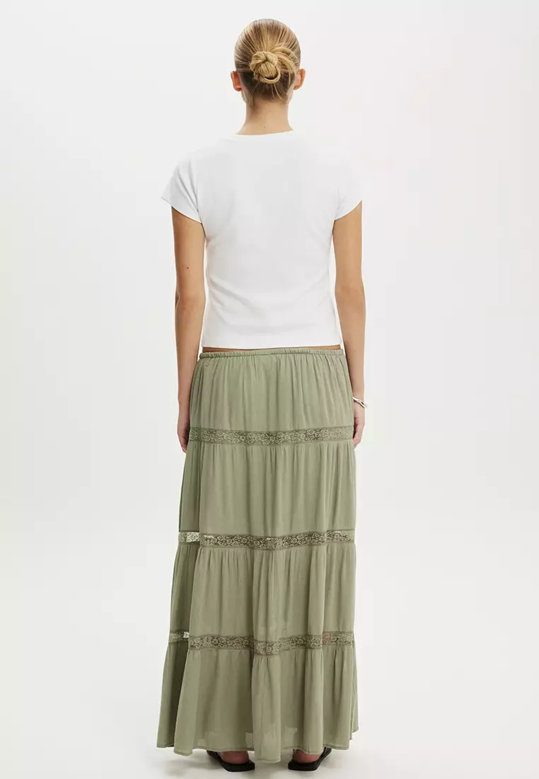 Haven Multi Tiered Maxi Skirt