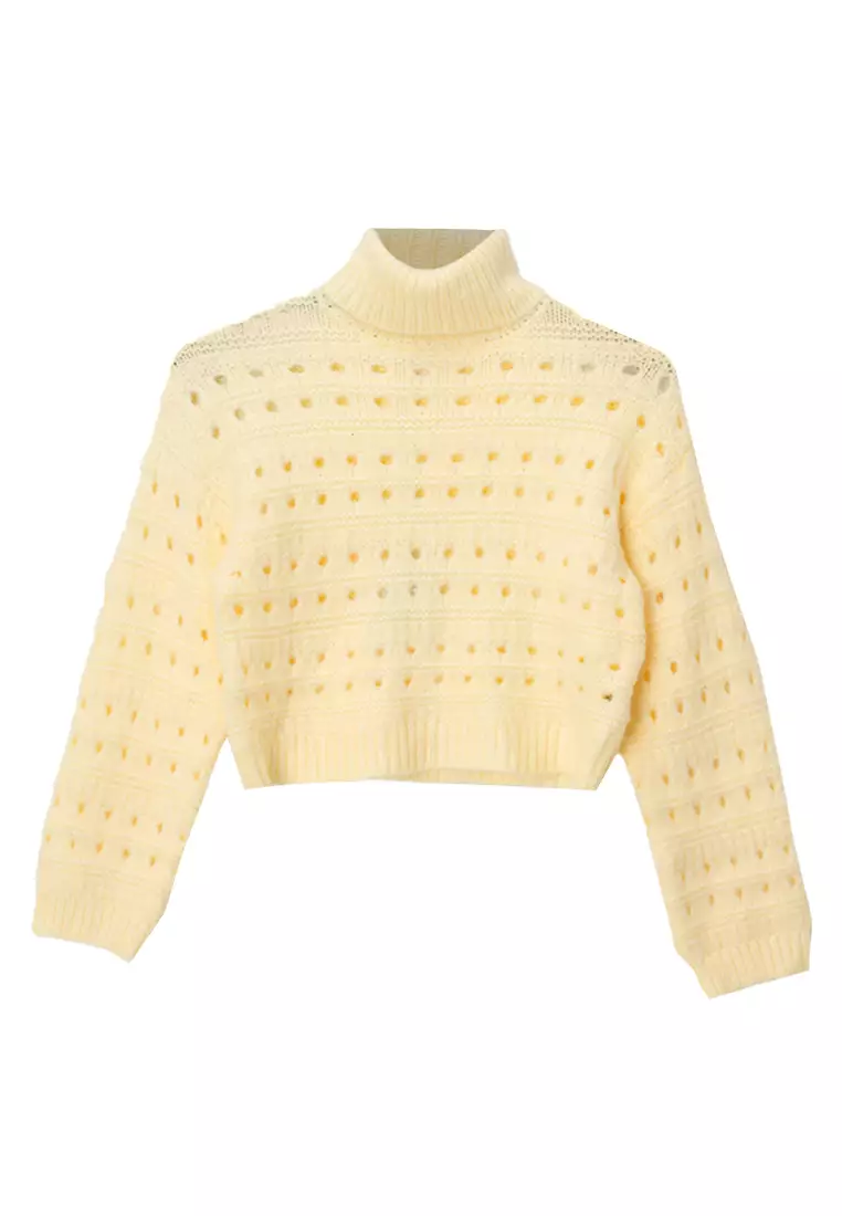 Zara yellow turtleneck discount
