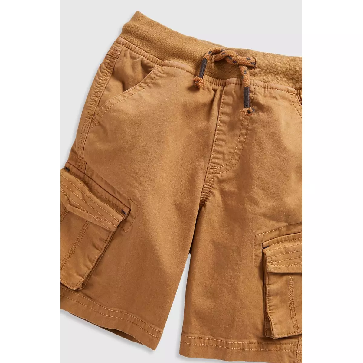 Mothercare Cargo Shorts and T-Shirt Set - Set Baju Anak Laki (Putih)