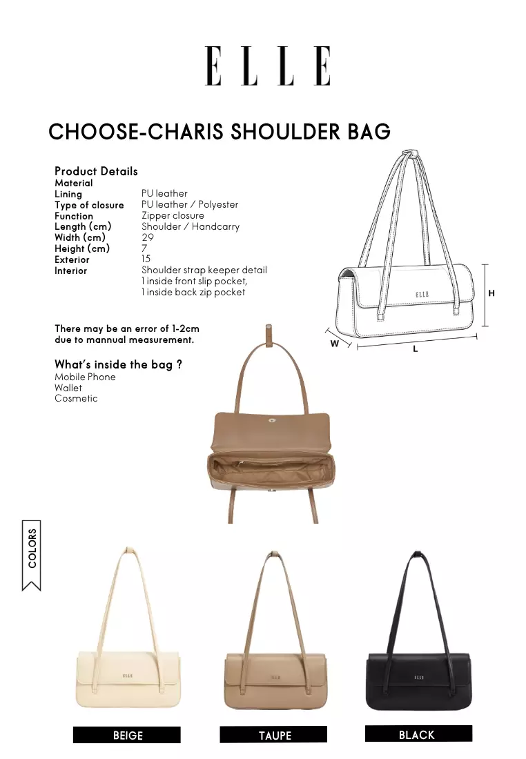Buy ELLE CHOOSE-CHARIS SHOULDER BAG 2026 Online | ZALORA