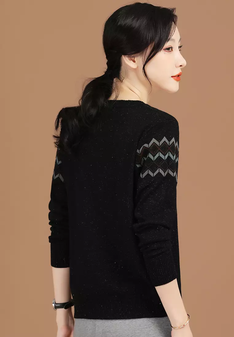 Buy A IN GIRLS Simple Round Neck Sweater 2024 Online ZALORA