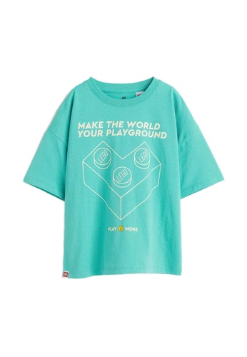 H&M Oversized Printed T-Shirt | ZALORA Malaysia