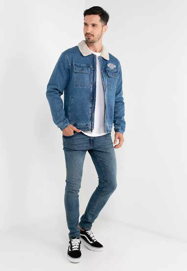 Buy Harley Davidson Staple Denim Jacket 2024 Online | ZALORA Philippines