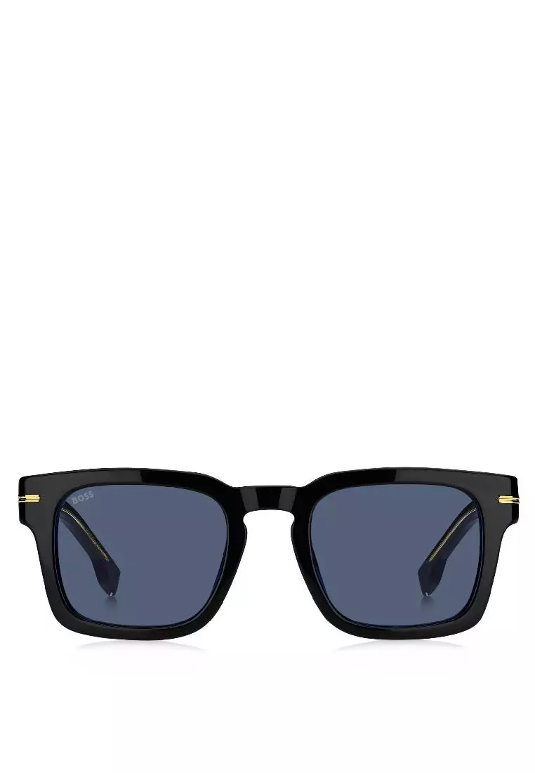 BOSS Sunglasses BOSS 1625/S-807-KU, Rectangular Sharp with Black color