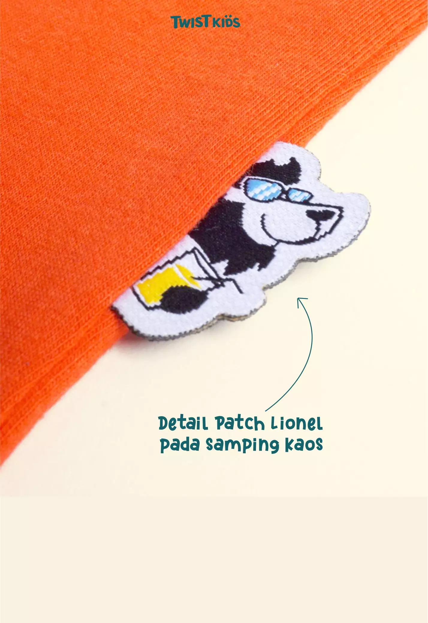 Twist Kids [Official Store] - Summer Splash Series, Reef C, Atasan/Longsleeve/Kaos Lengan Panjang, Baju Pantai Anak Laki-Laki (usia 4-14 tahun) Warna Terracotta