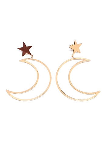 BELLE LIZ gold Sonya Gold Moon Star Earrings 2A09DAC484B10EGS_1
