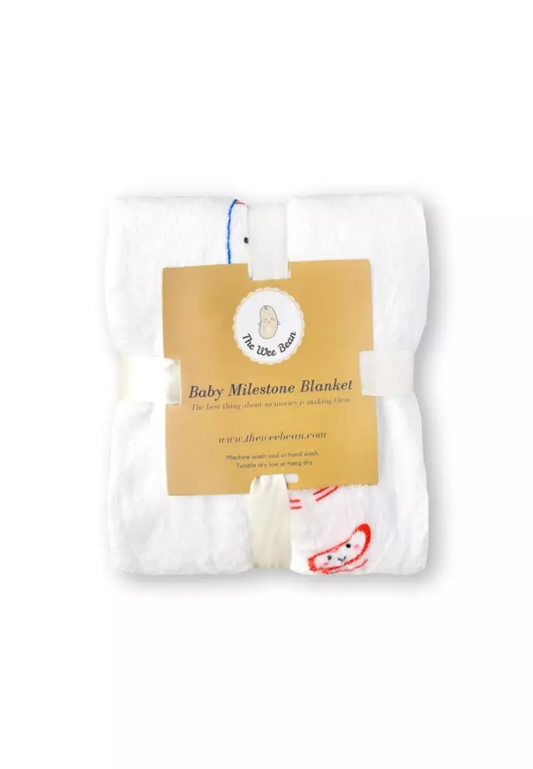 Buy The Wee Bean Fleece Milestone Photography Blanket Hong Kong