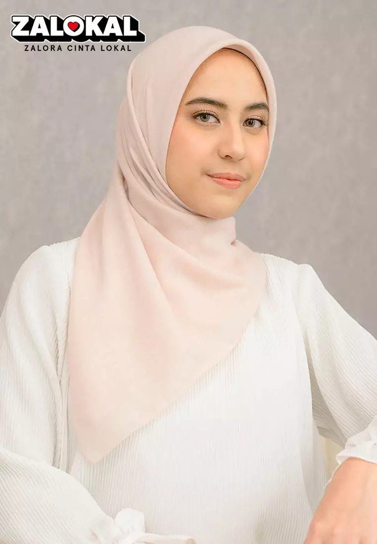 Theya Voal Square Soft Pink