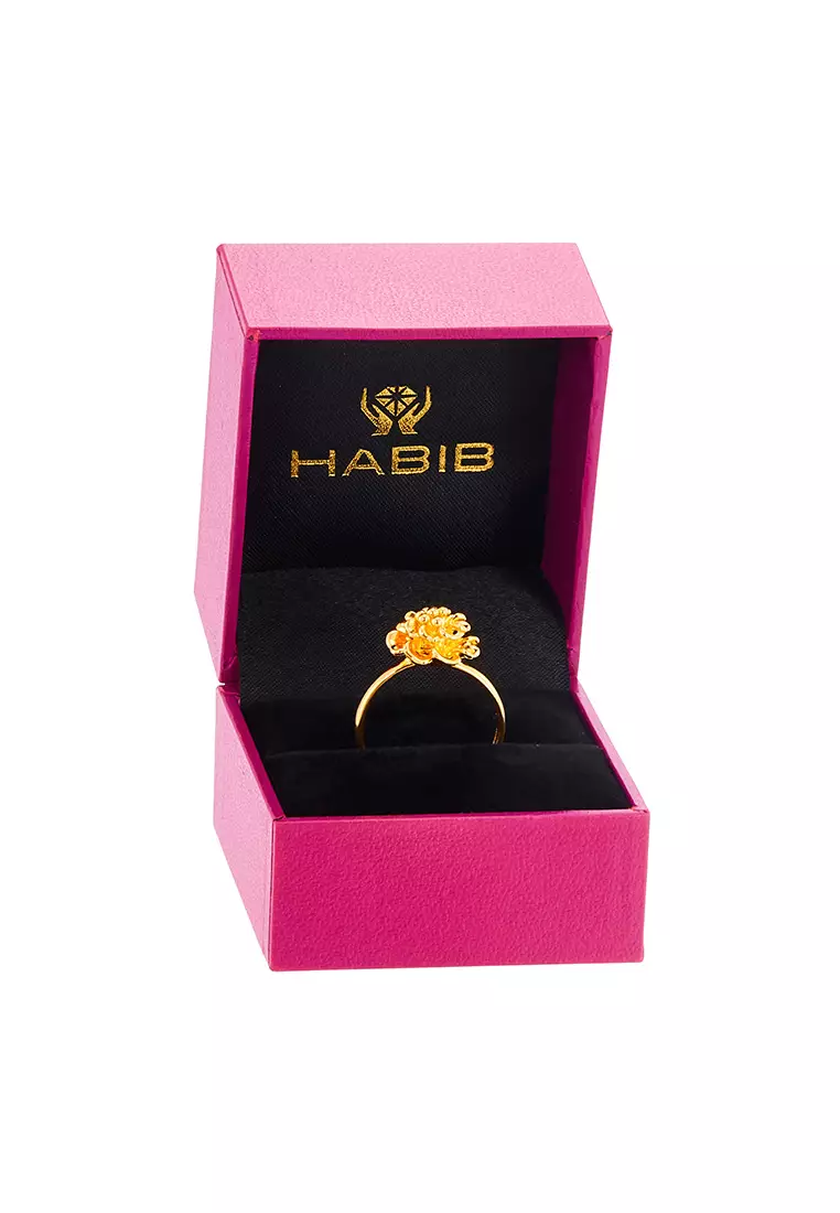 HABIB 999/24K Yellow Gold Ring R9ABN0124