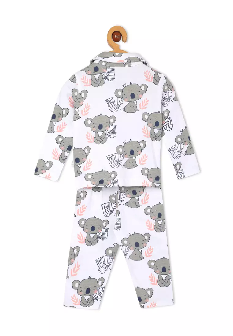 Baby And Kids Pajama Nightsuit Set - Baby Koala