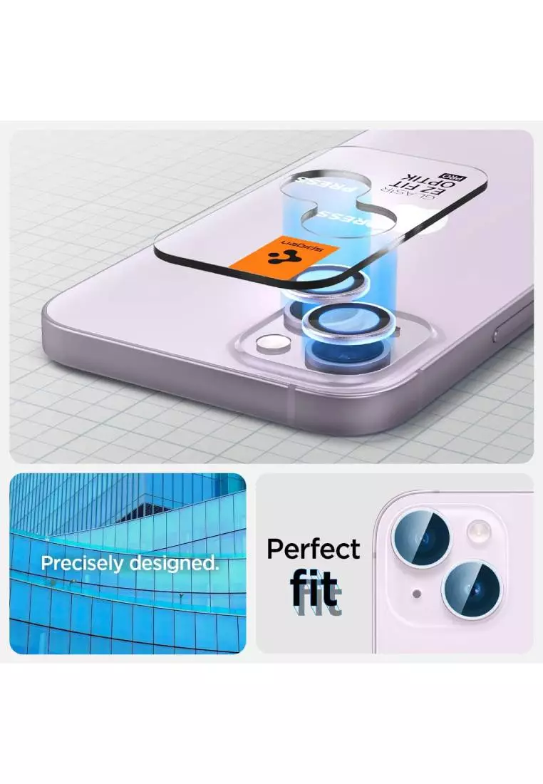 Iphone 16 Lens Protector Spigen GlasTR EZ Fit Camera Lens