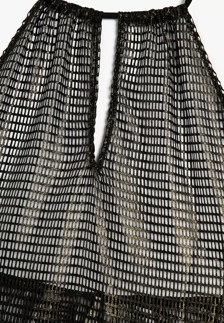 See-Through Beach Dress Halter