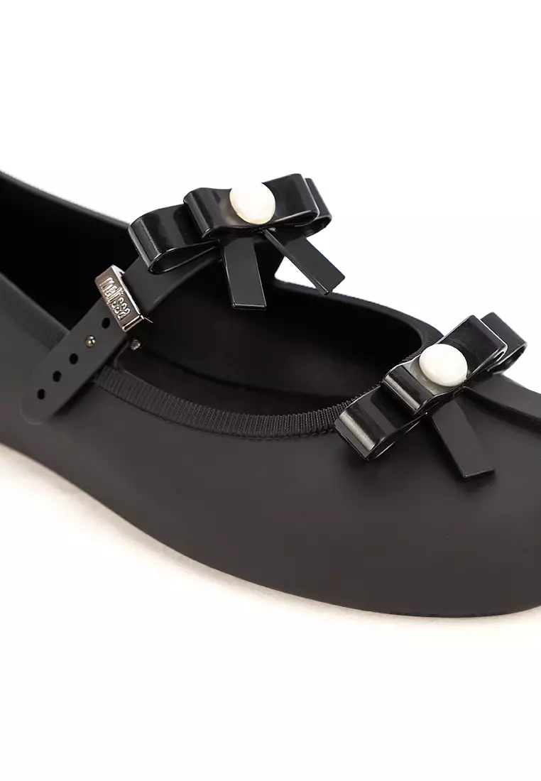 melissa（メリッサ）Soft Ballerina Bow Black 37 Soft Ballerina Flat in Black | Melissa Shoes