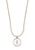 Timi of Sweden gold Letter in Snake Chain Necklace H 8C4BAACD88B418GS_1