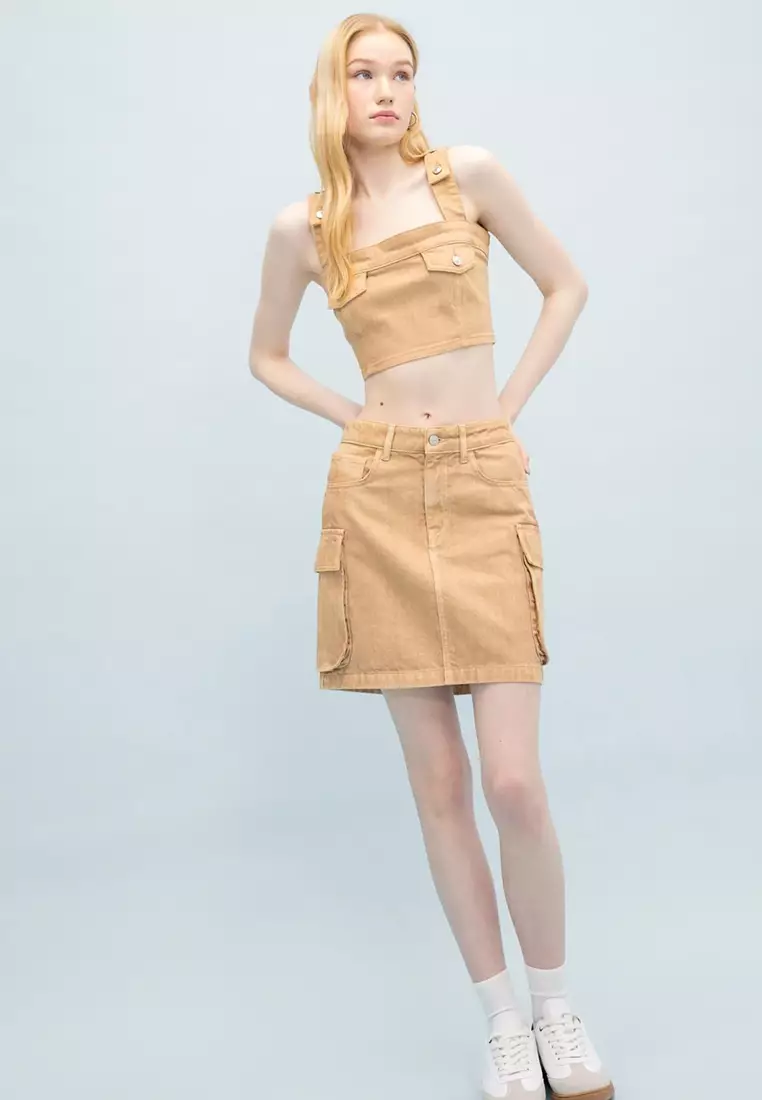 Cargo Fit Mini Skirt