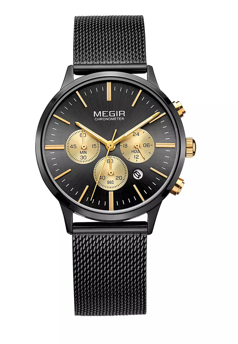 Japan Design Quartz Movement Megir Watch