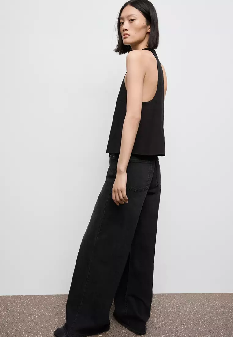 Halter Top With Low-Cut Back