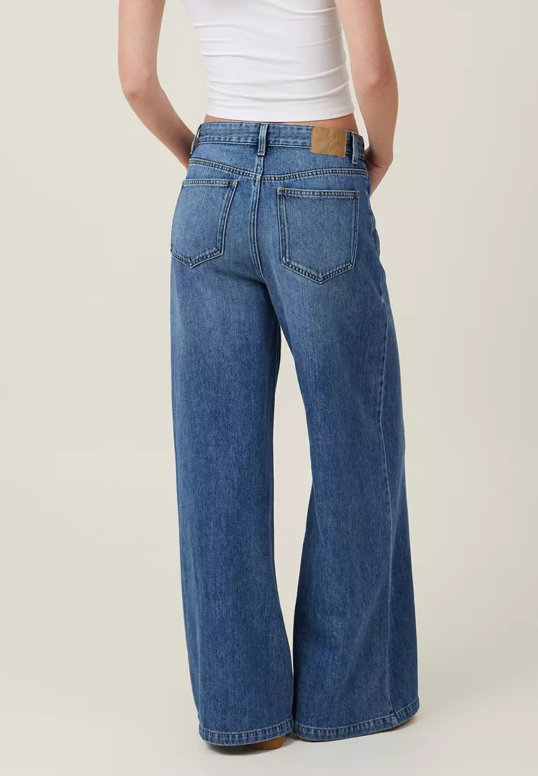 Buy Cotton On Super Wide Leg Jeans 2024 Online | ZALORA Philippines