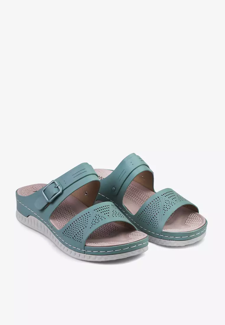 Sandal Capit Platform Wanita PU Premium Ringan L.Imelda 02