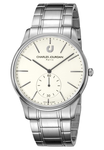 Charles Jourdan CJ1020-1322 Jam Tangan Pria Silver