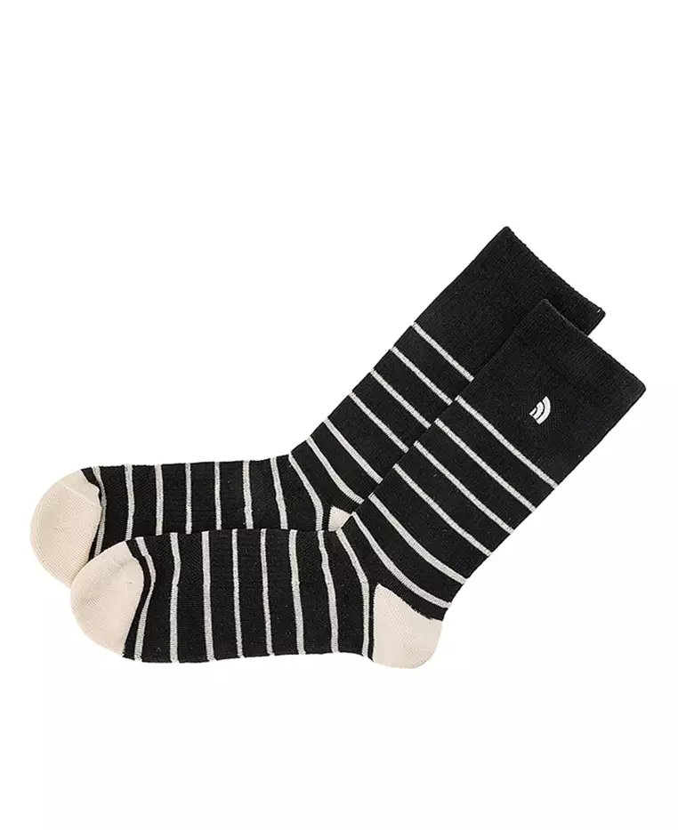 Unisex Stripe Sock Crew 2 Pack