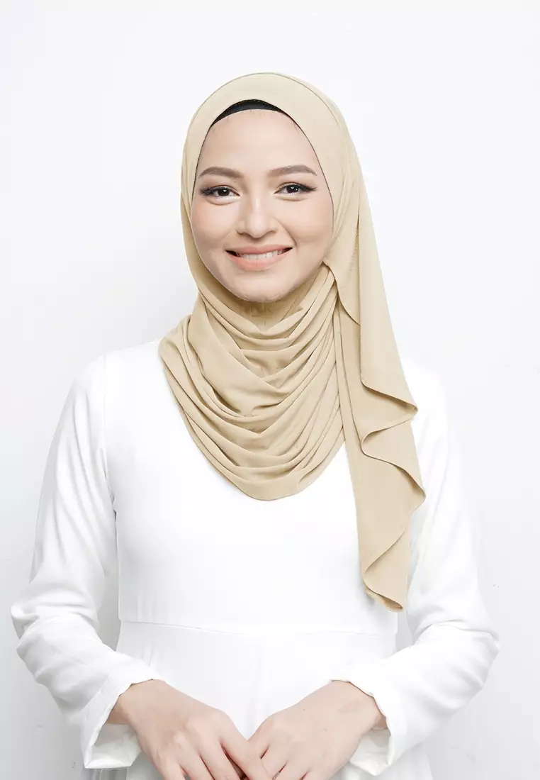 HIJAB INSTAN NAYA - SOFT CHOCO