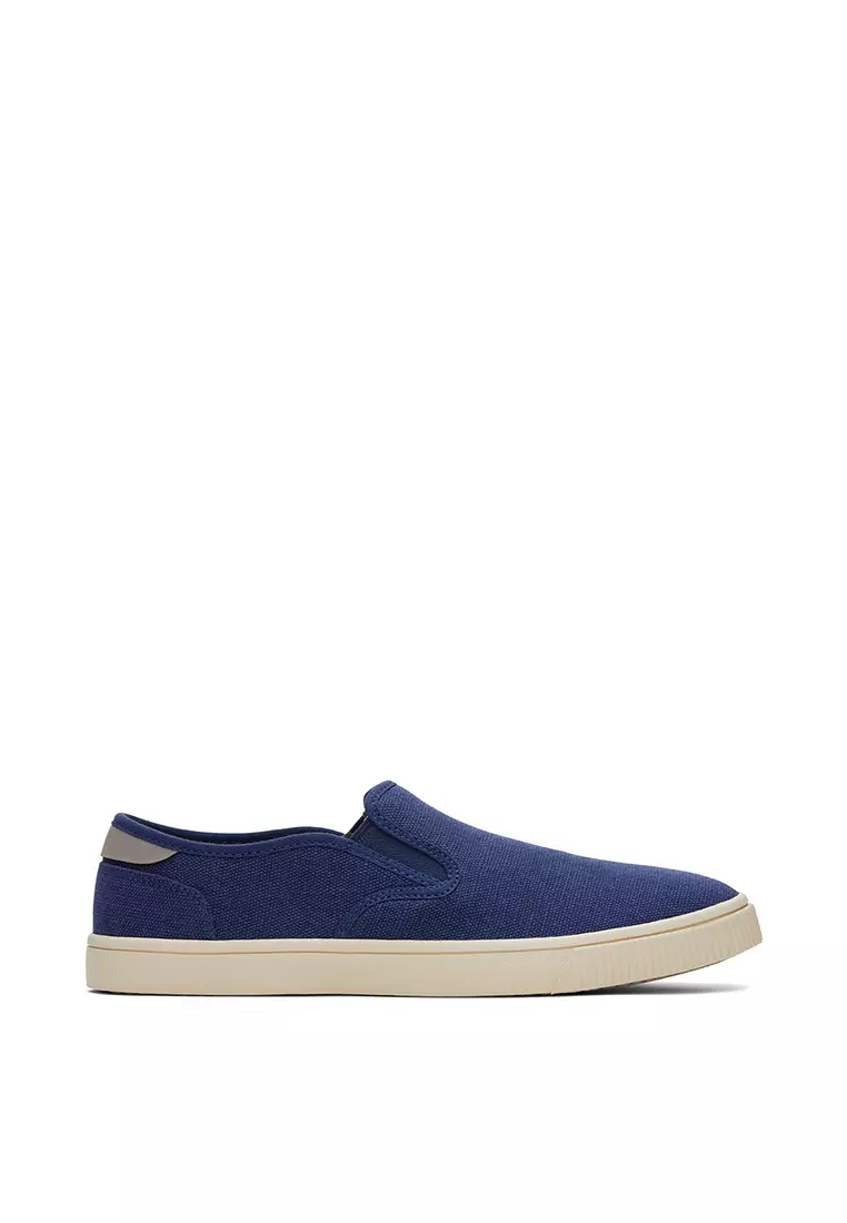 Discount on Toms  shoes - SKU: Sneakers Baja Men - Blue Heritage Canvas