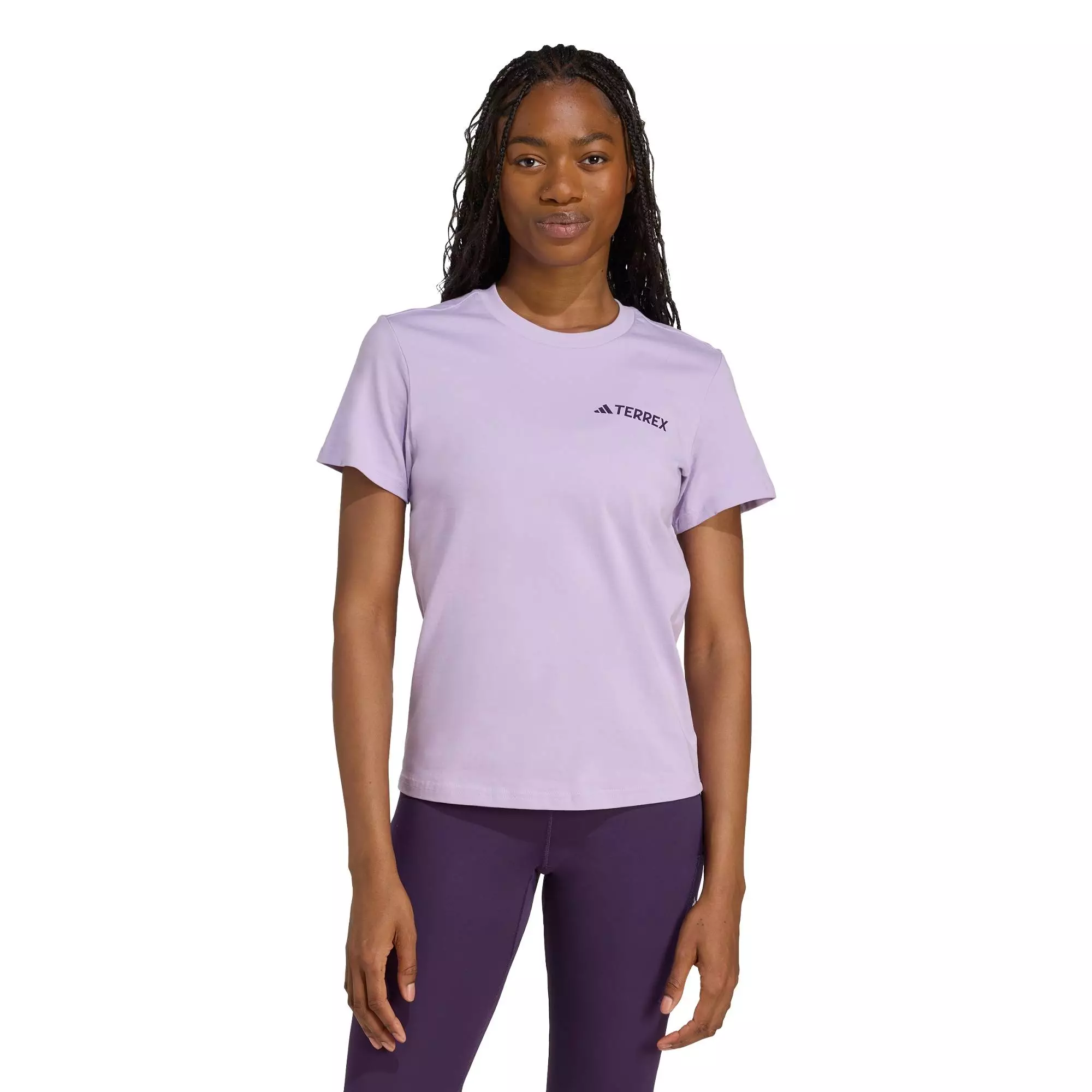 Hiking Terrex Graphic Tee Women Purple JX3852