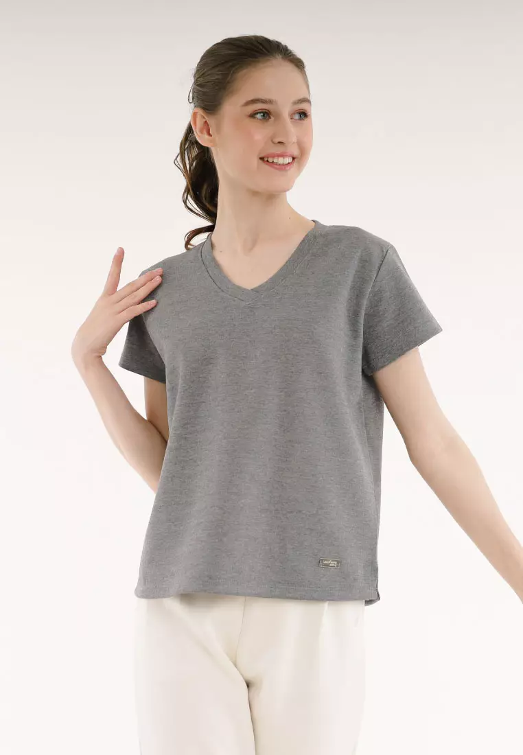 Copper Sweatshirt, Sweatshirt Wanita - Black 2 Tones