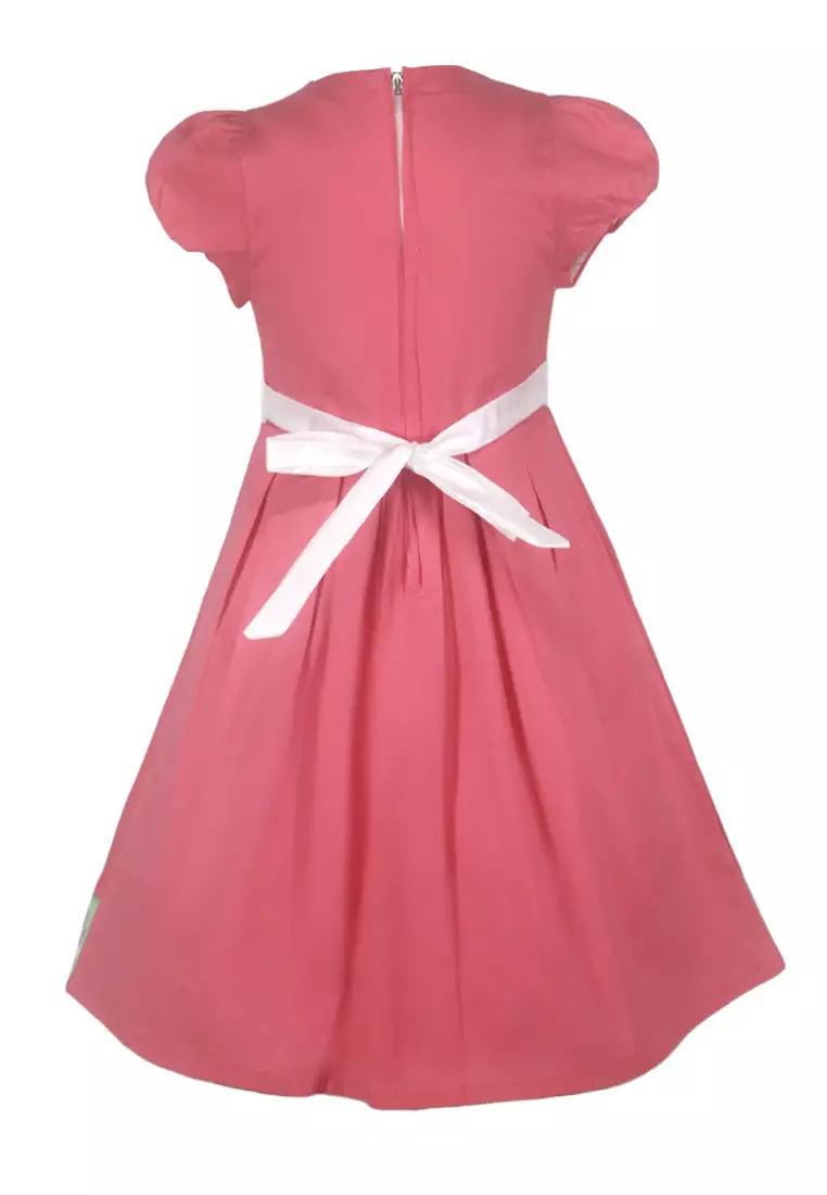 Two Mix Dress Anak Perempuan - Baju Anak Perempuan Fashion Bahan Katun Usia 1-12 Tahun 4211