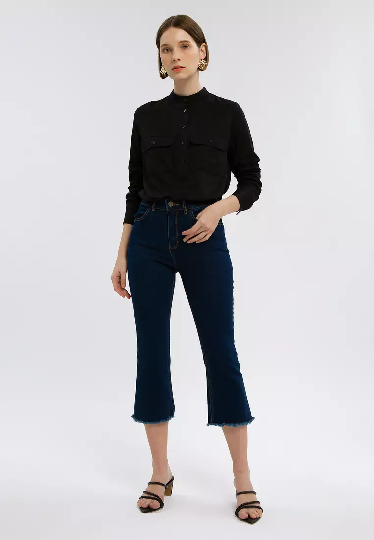 Minimal Cessna Pants Dark Blue