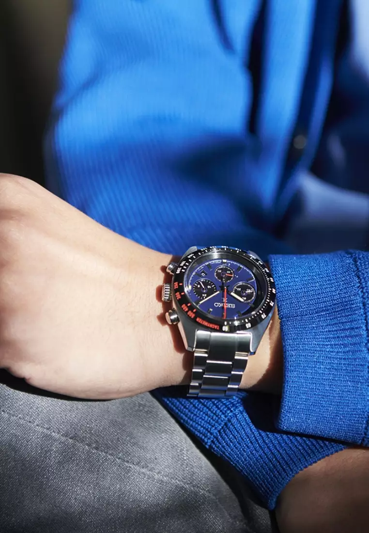 Seiko Prospex Speedtimer Series Solar Chronograph Watch SSC815P1