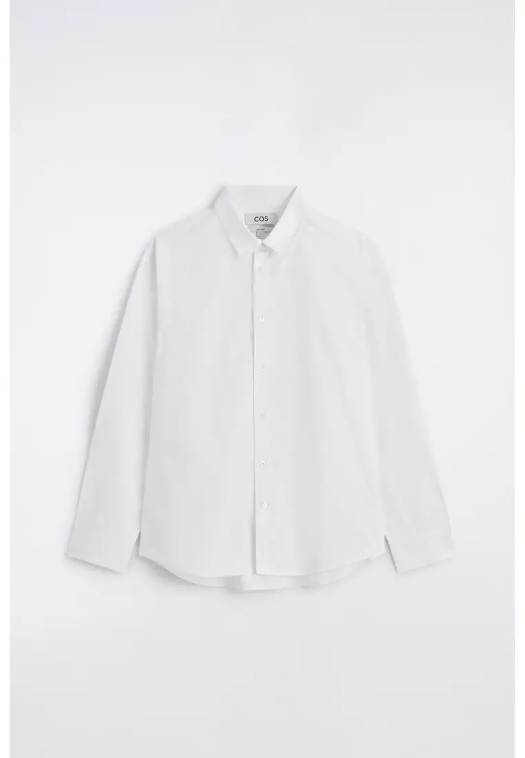 RELAXED PIMA COTTON-POPLIN SHIRT