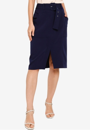 belt detail skirt