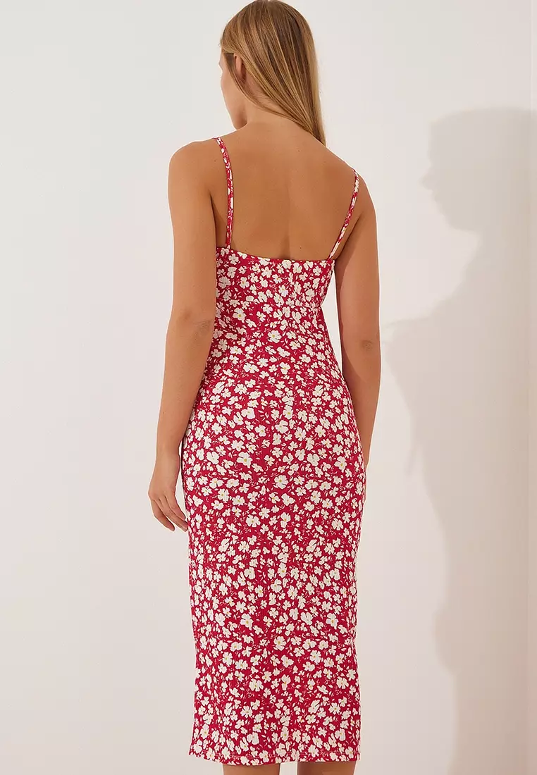 Floral Slit Summer Dress