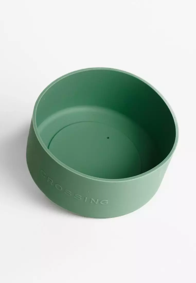 Crossing Silicone Water Bottle Boot - Fits Diameter 9-9.5cm (1100ml) Blistered Pack - Sage Green