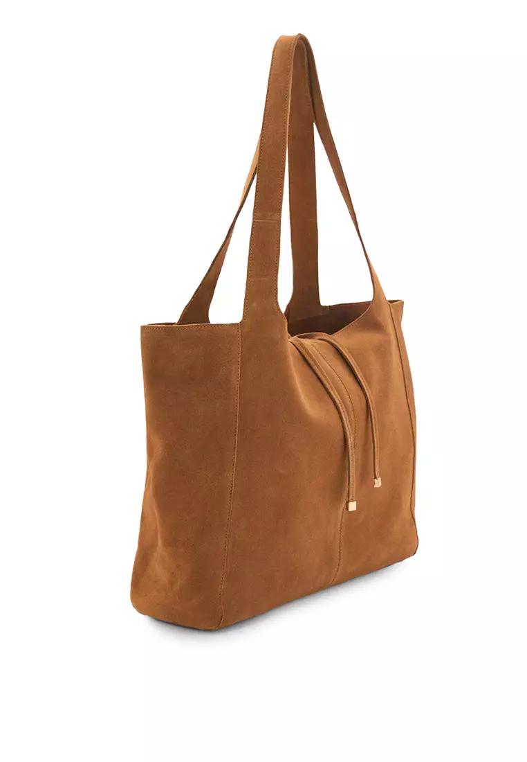 Suede Shopper Bag