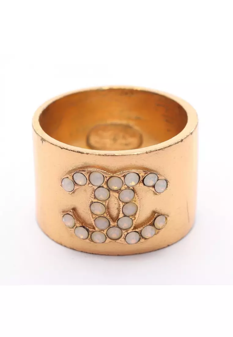 Chanel Pre-Loved Chanel coco mark ring ring GP gold 01A 2026 | Buy