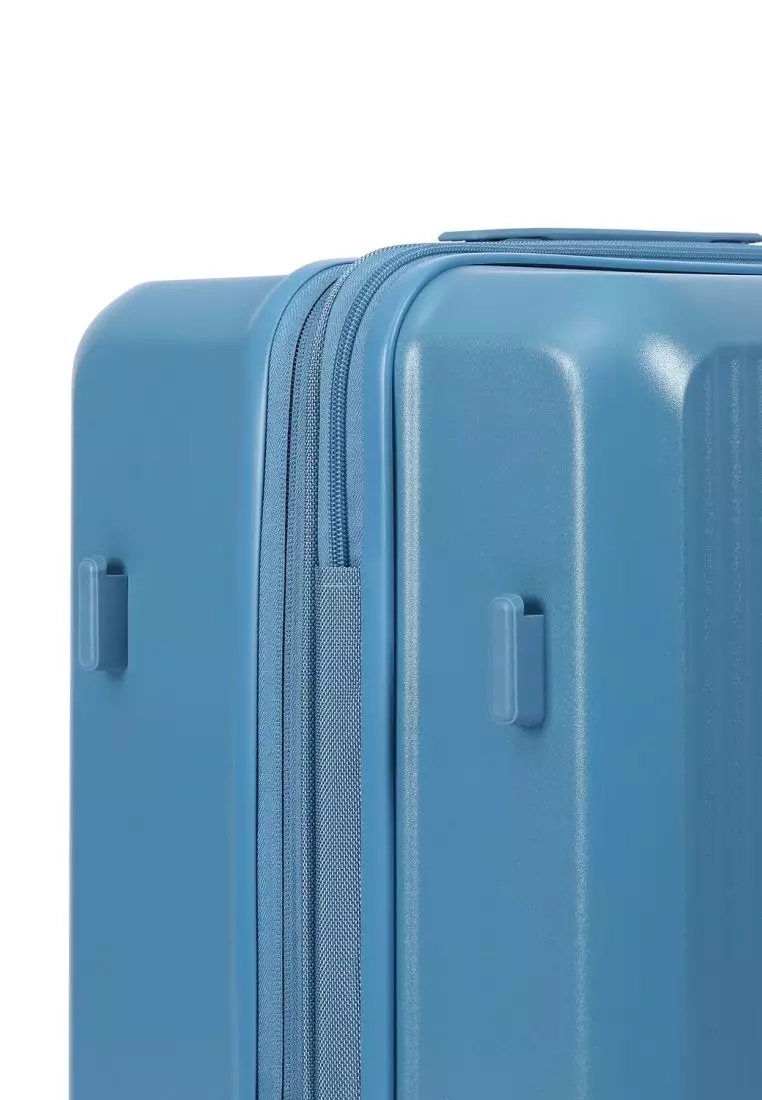 Crossing VIVE Polycarbonate Expandable Medium Luggage V2 - Blue