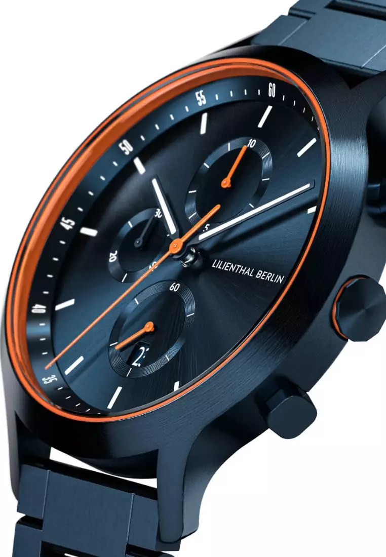 Chronograph Blue Orange
