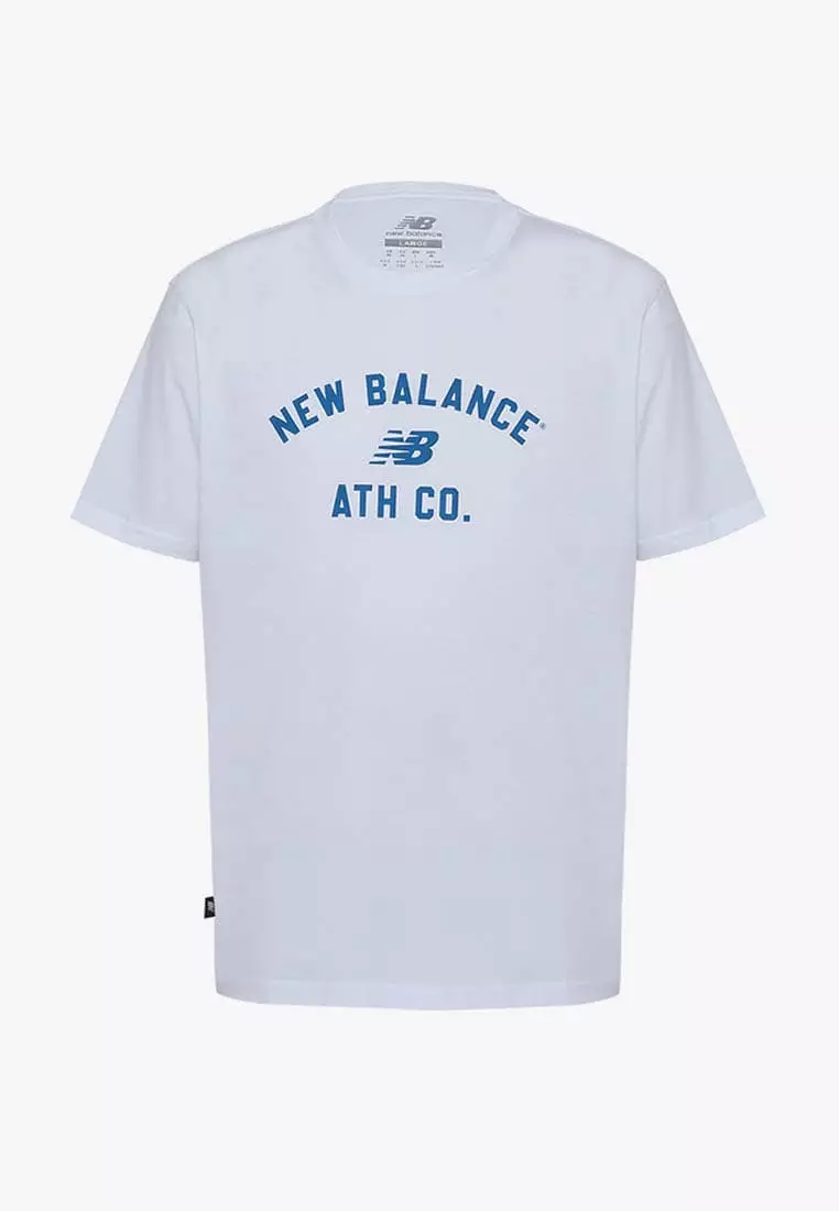 Buy New Balance New Balance NB Athletics Co. Logo Men's T-shirt - White ...