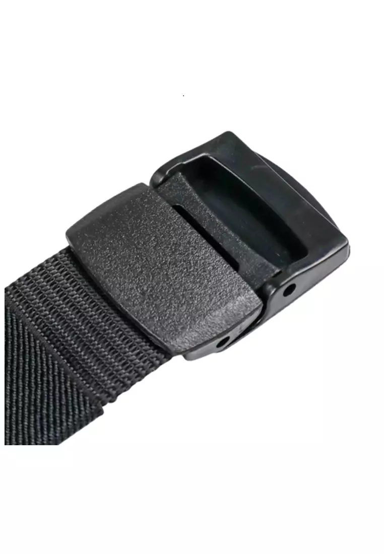Jhoseph Belt Pria Anti Xray Plastik Automatic Buckle Material Kanvas ORIGINAL - Black