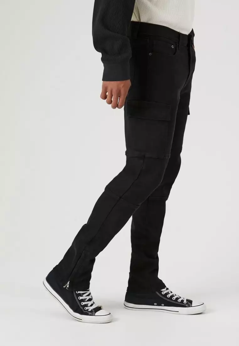 Buy FOREVER 21 Slim Fit Cargo Jeans 2024 Online ZALORA Philippines