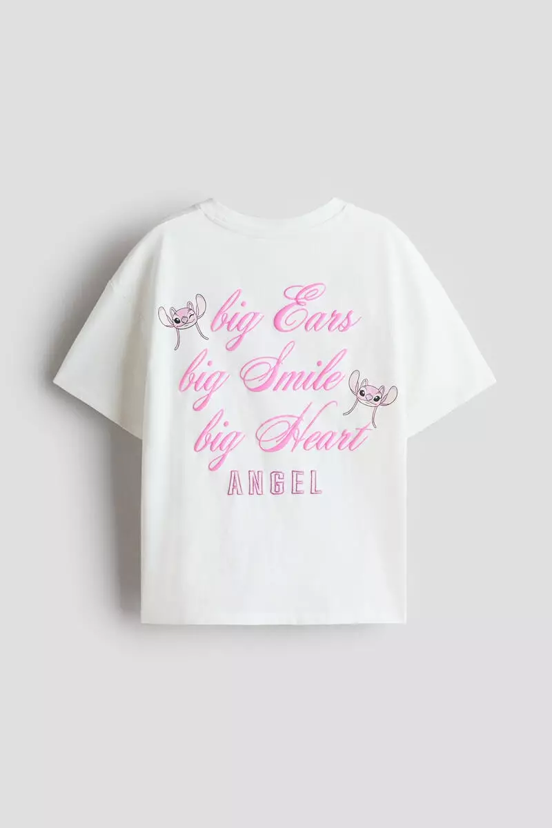 Printed cotton T-shirt