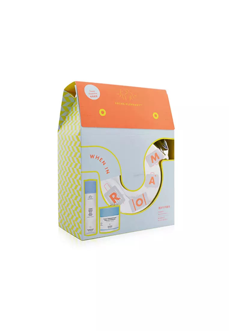 Drunk Elephant - When In Roam Set: Protini Polypeptide Cream 50ml+ B-Hydra Intensive Hydration Serum 50ml 2pcs