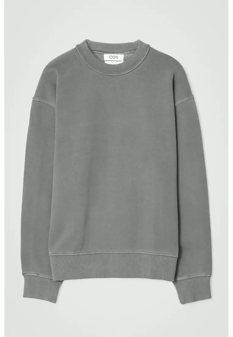 Buy COS RELAXED WASHED-COTTON SWEATSHIRT 2025 Online ZALORA