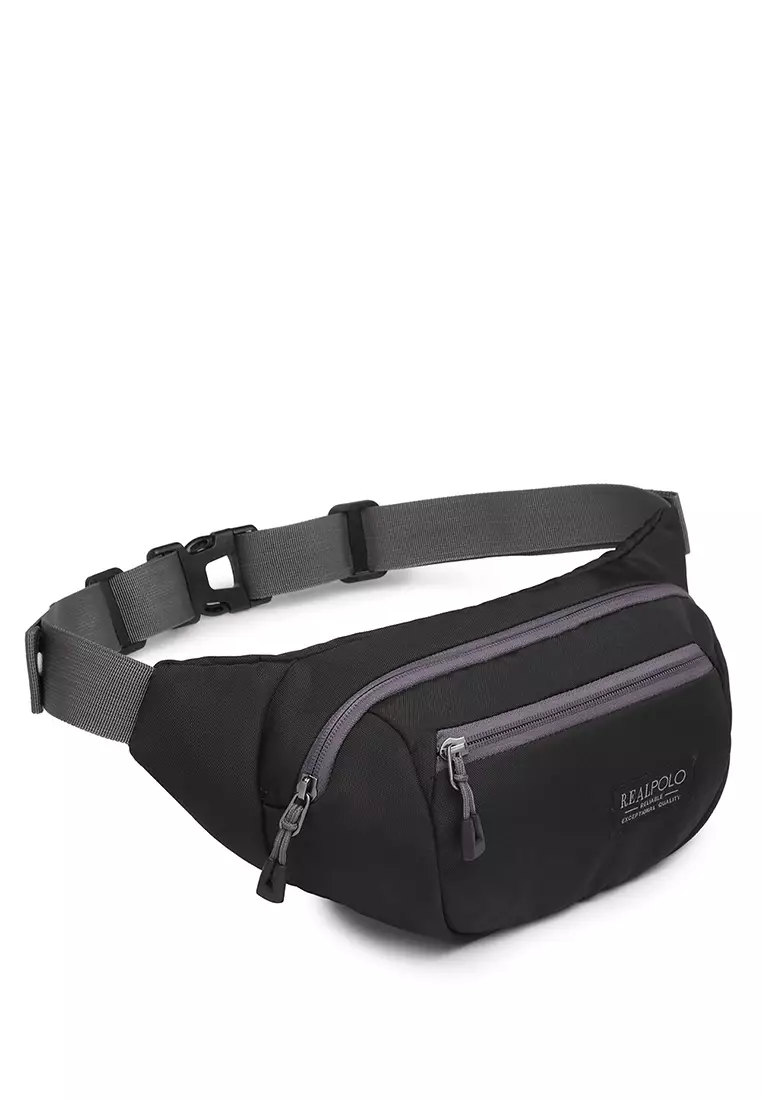 Real Polo Tas Pinggang Waist Bag IBF - Tas Pria Tas Wanita - Crossbody