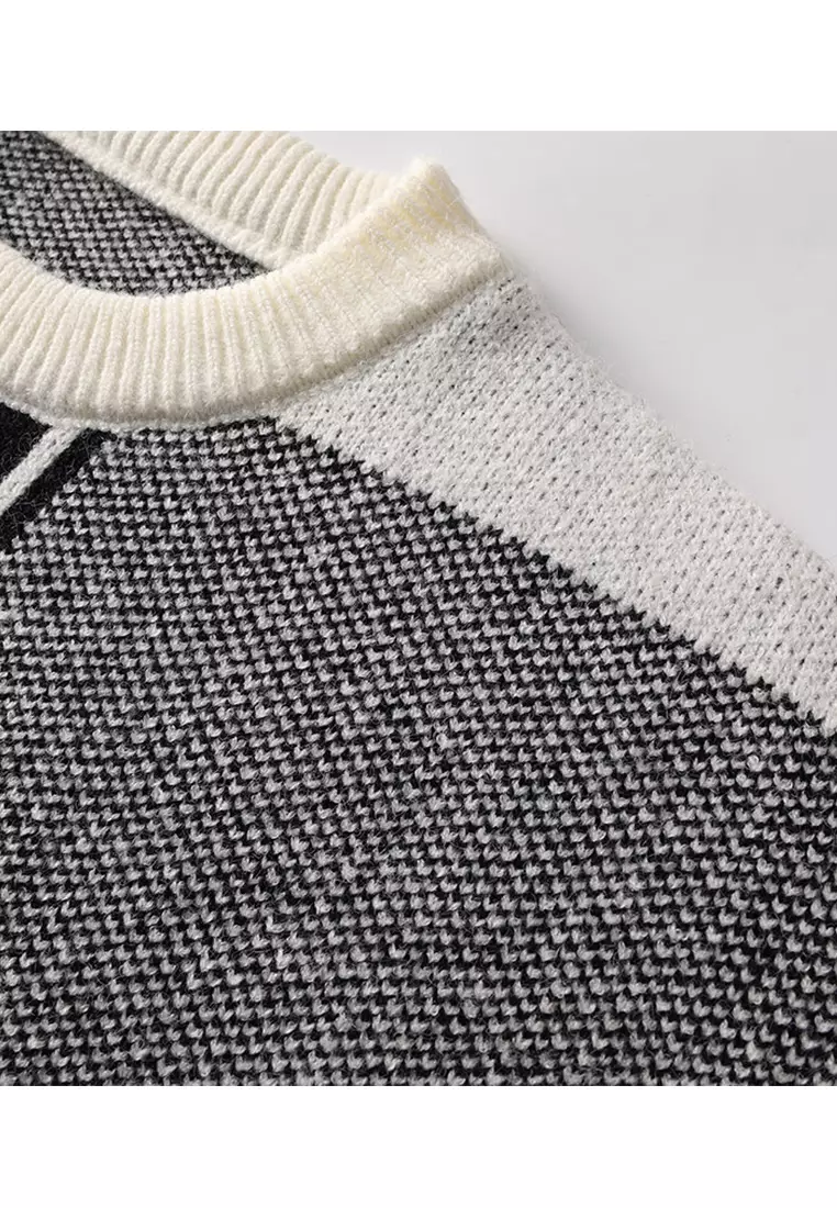 Color Matching Knit Sweater AY-my6812