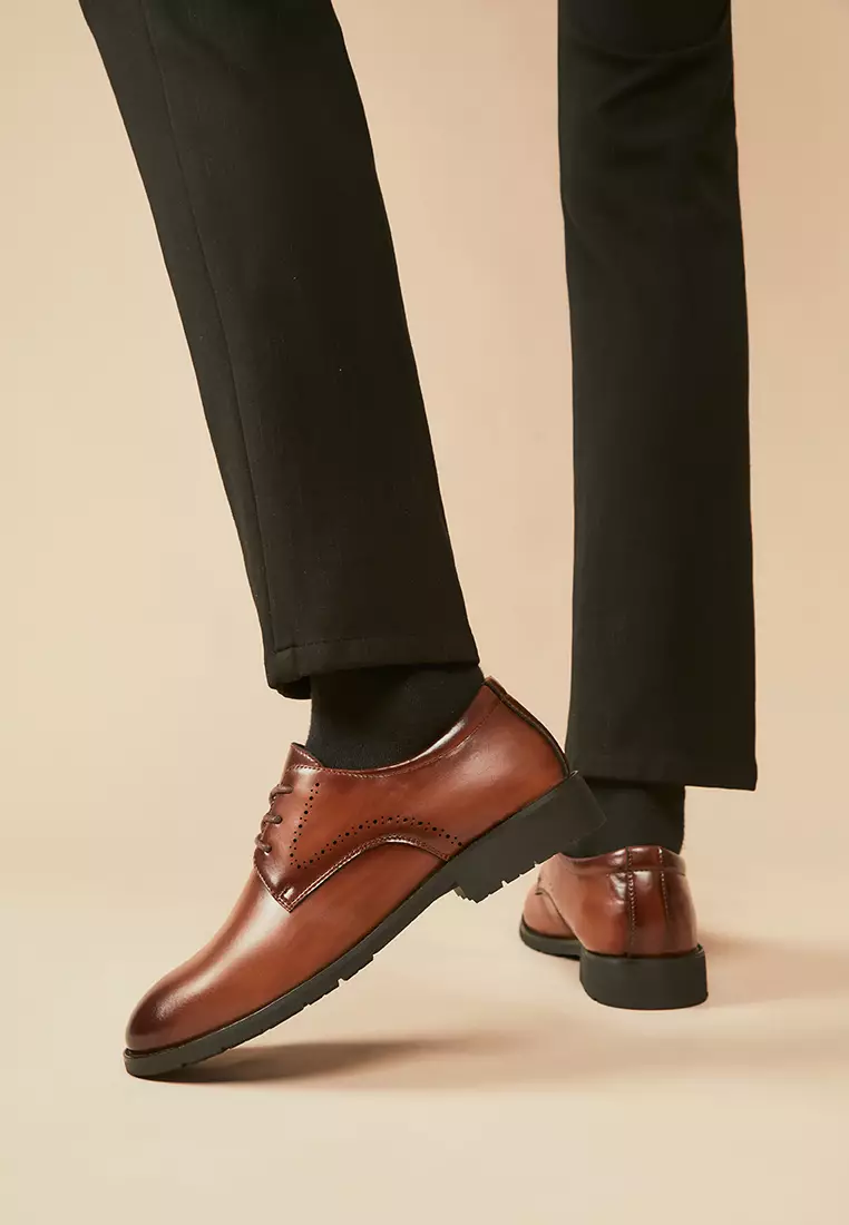 Brogue Leather Derby Shoes KB23KB65