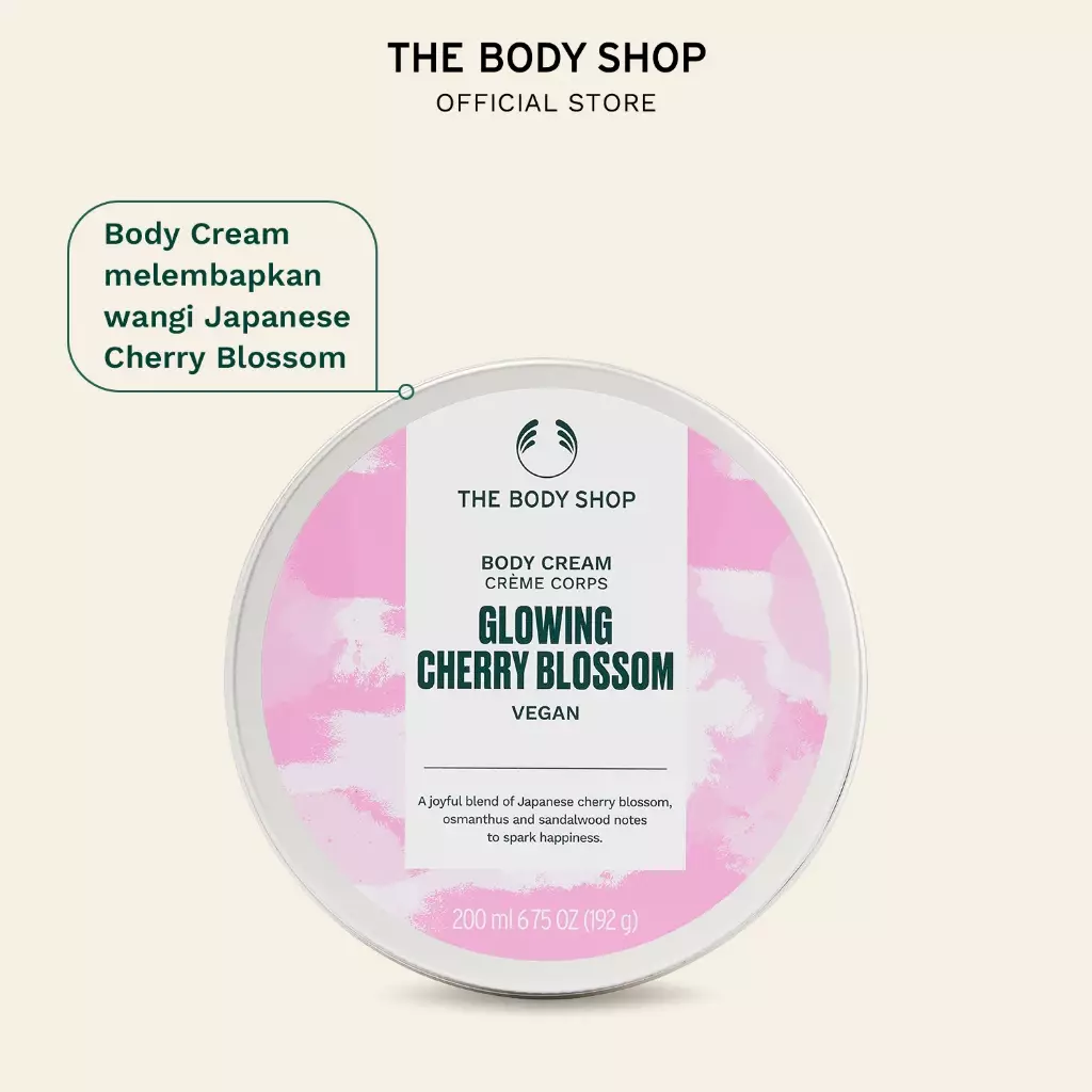 Glowing Cherry Blossom Body Cream 200ml